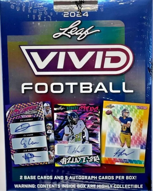 2024 Leaf Vivid Football Box