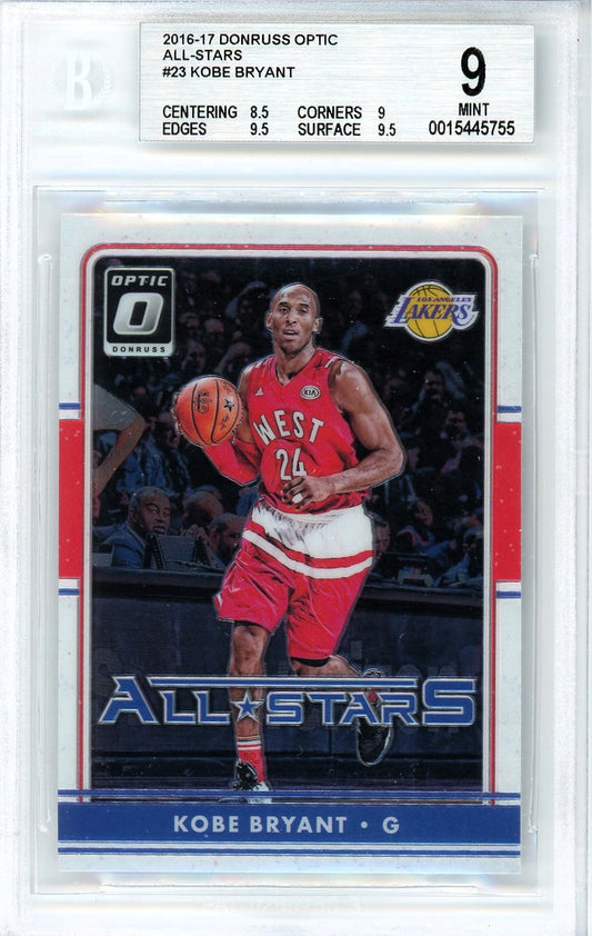 2016/17 Donruss Optic All-Stars #23 Kobe Bryant-POP 1