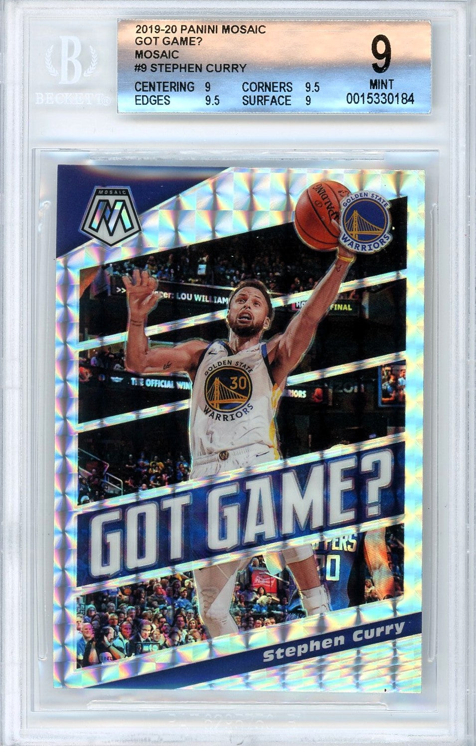 2019/20 Panini Mosaic Got Game Mosaic #9 Stephen Curry