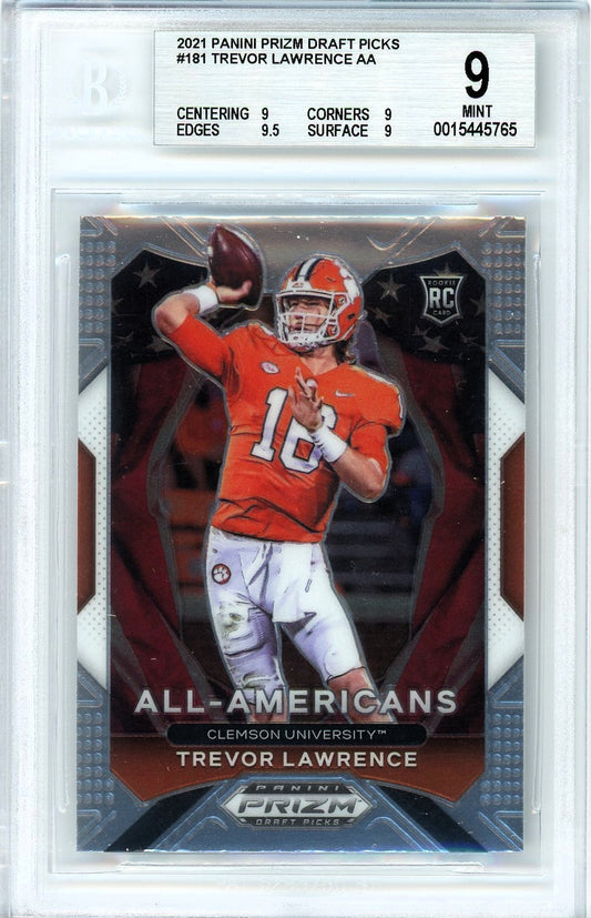 2021 Panini Prizm Draft Picks # 181 Trevor Lawrence AA