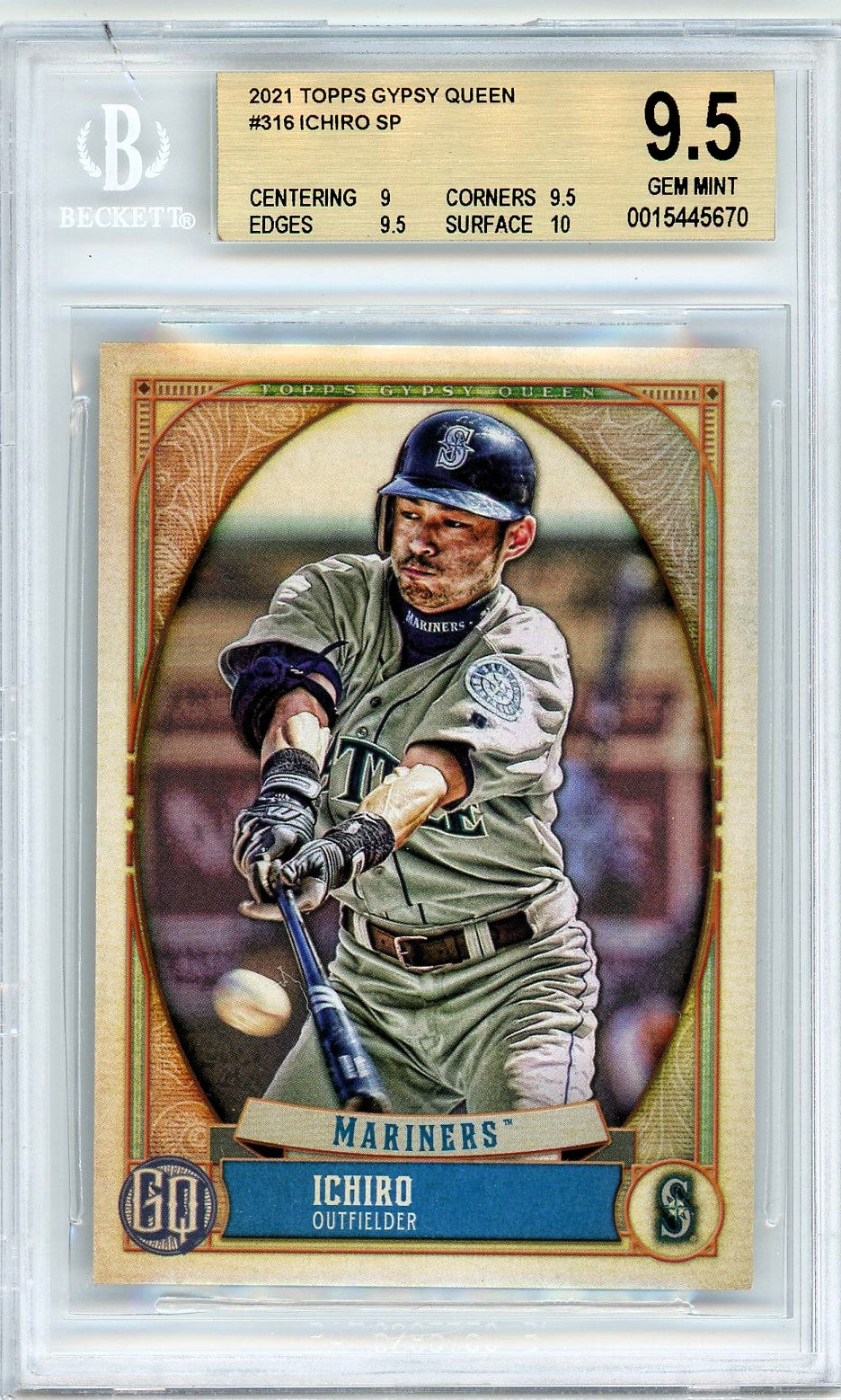 2021 Topps Gypsy Queen #316 Ichiro SP POP 1