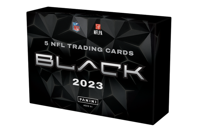 2023 Panini Black Football Hobby 12 Box Case