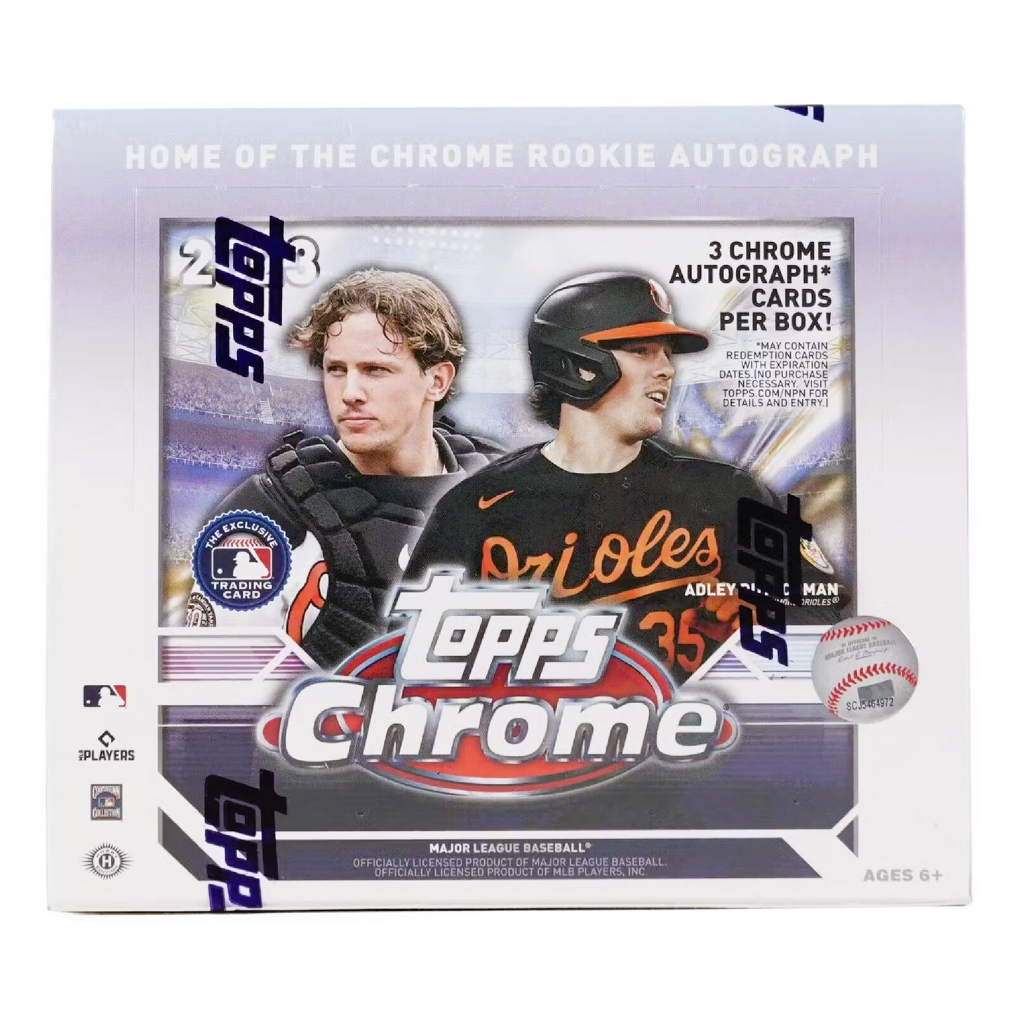 2023 Topps Chrome Baseball Jumbo  Box Case(8)