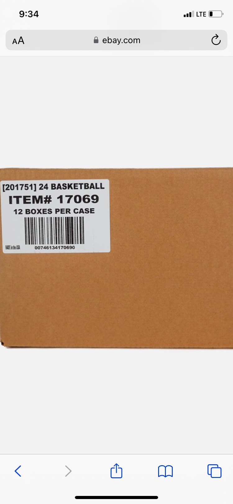 2023/24 Panini Mosaic Basketball Hobby Box Case(12)