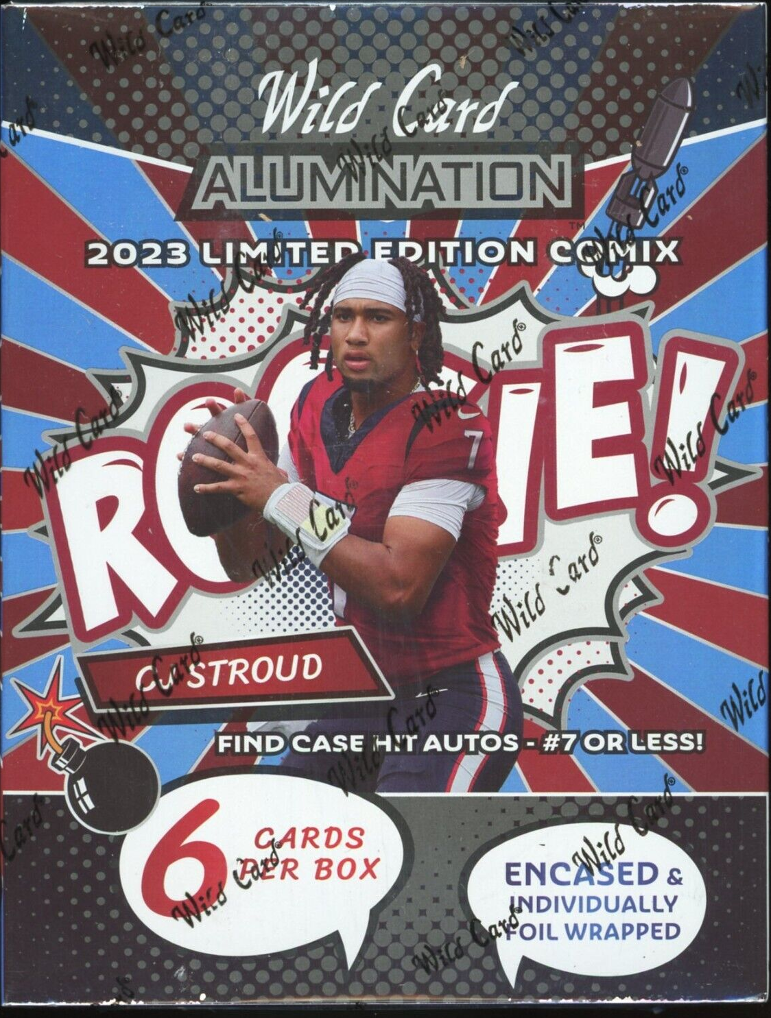 2023 Wild Card Alumination CJ Stroud Rookie COMIX Hobby Box Case(12)