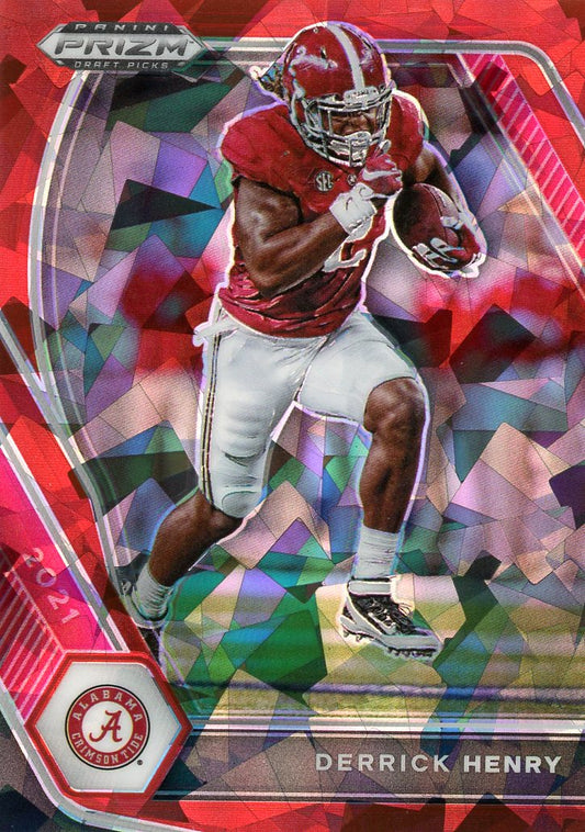 2021 Panini Prizm Draft Picks Red Ice #81 Derrick Henry