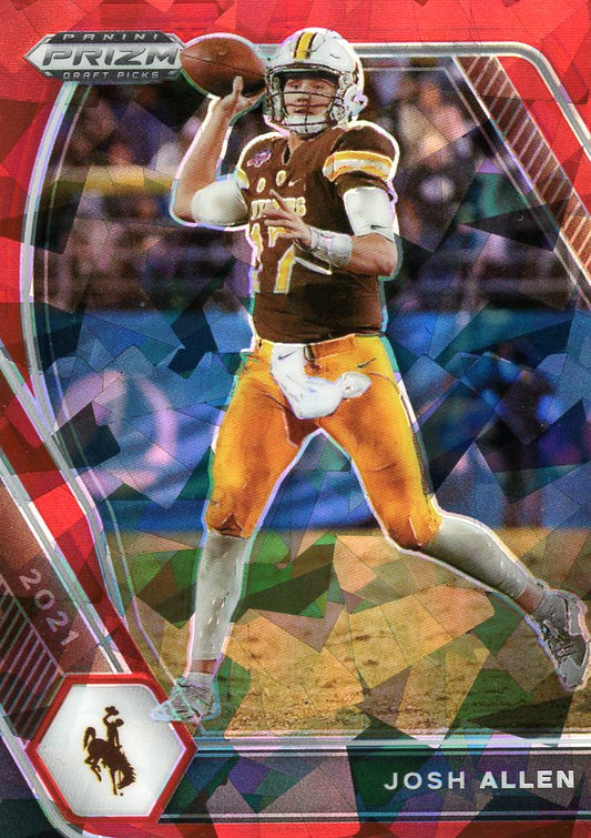 2021 Panini Prizm Draft Picks Red Ice #4 Josh Allen