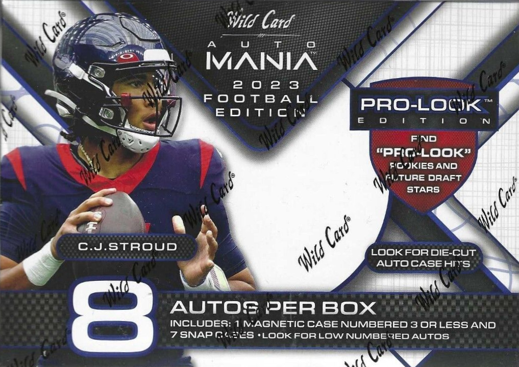 2023 Wild Card Auto Mania Pro-Look Football Edition Box