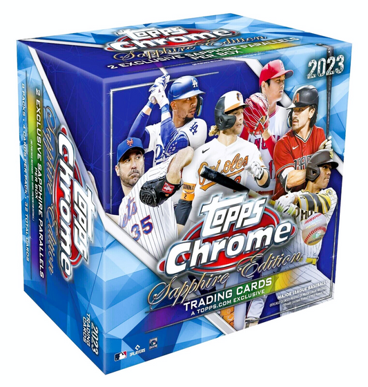 2023 Topps Chrome Baseball Sapphire Hobby Box