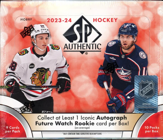 2023/24 Upper Deck SP Authentic Hockey Hobby Box