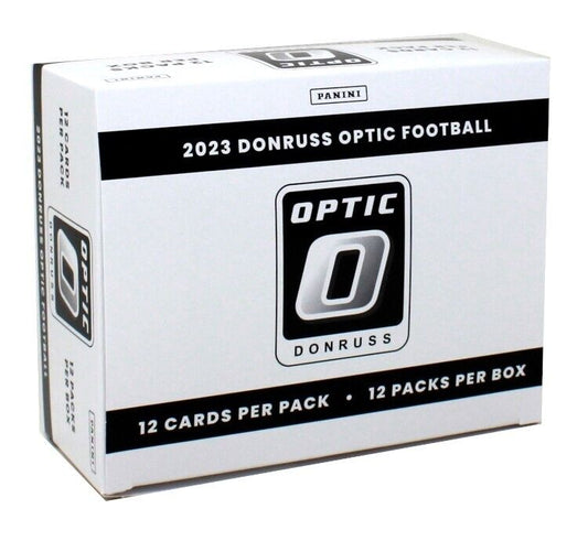 2023 Panini Donruss Optic Football Fat Pack 20 Box Case