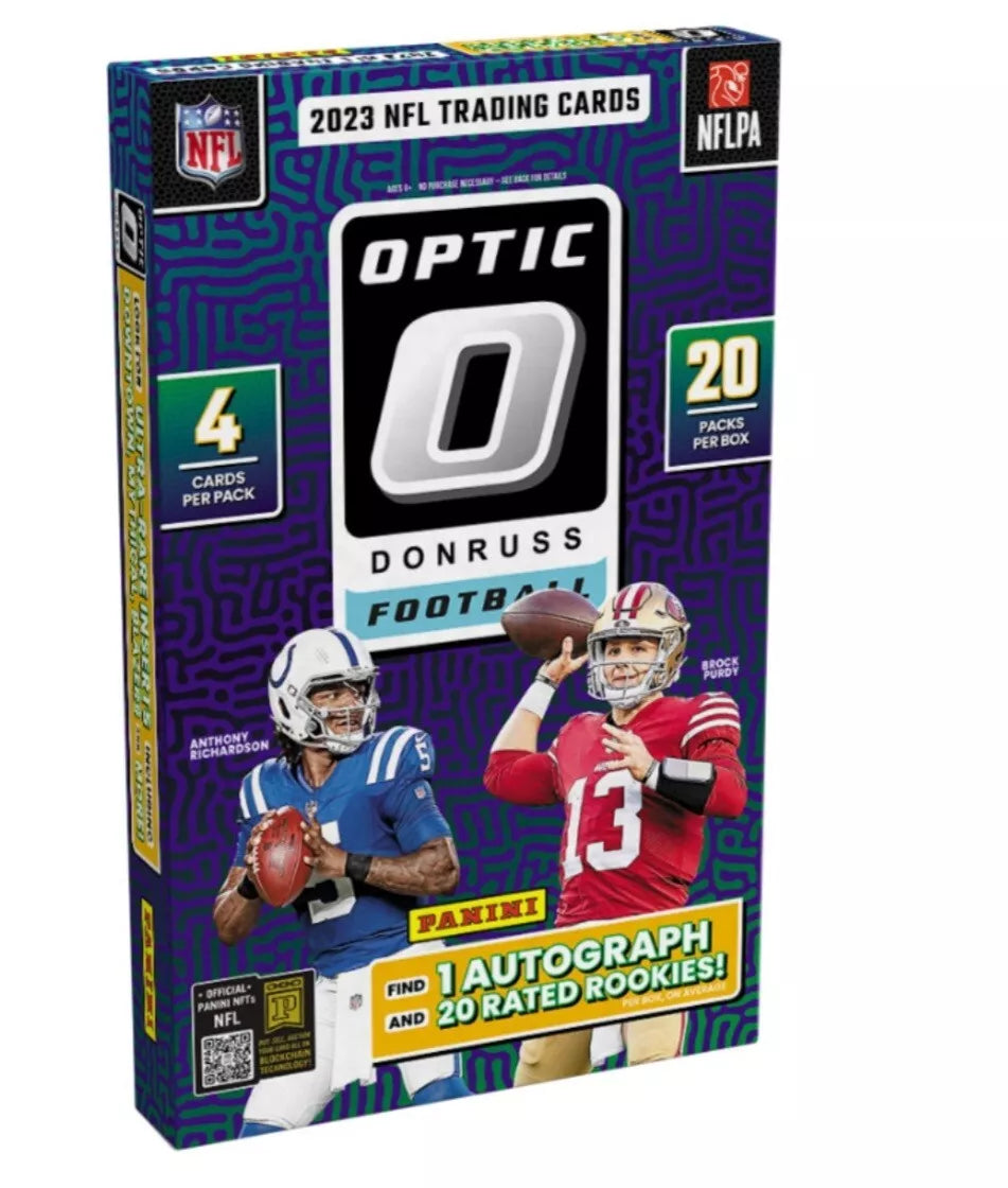 2023 Panini Donruss Optic Football Hobby 12 Box Case