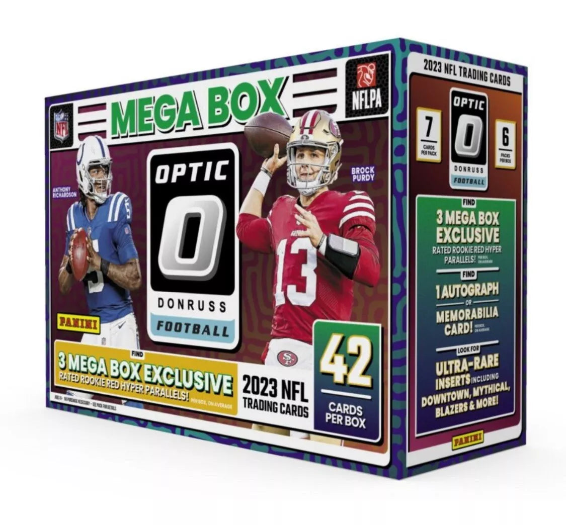 2023 Panini Donruss Optic Football Hobby Mega Box