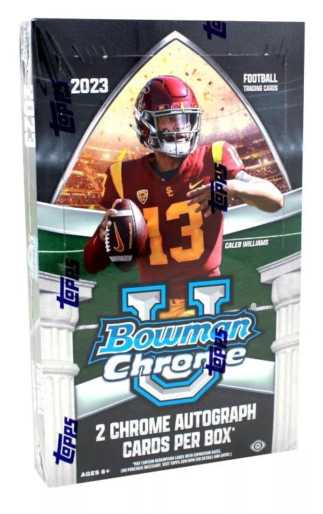 2023 Bowman Chrome University Football Hobby Box