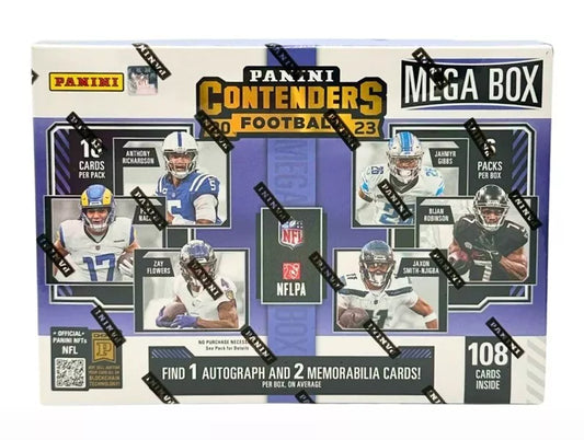 2023 Panini Contenders Football Hobby Mega Box