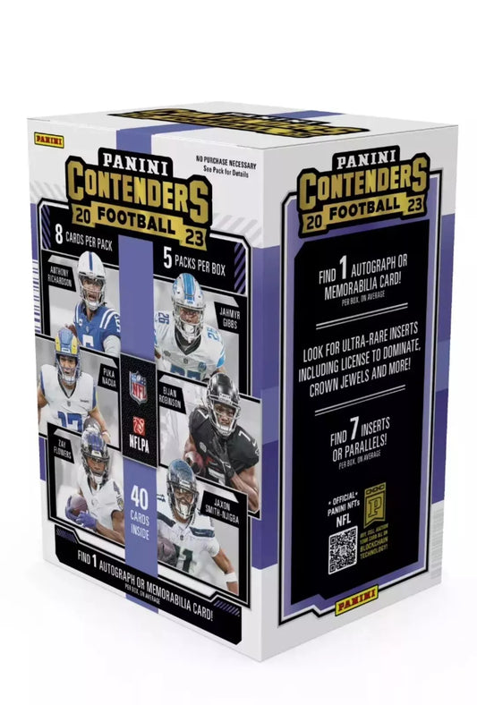 2023 Panini Contenders Football 5-Pack Hobby Blaster Box