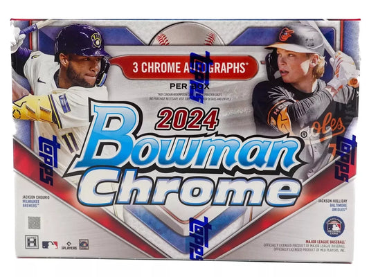 2024 Bowman Chrome Baseball HTA Choice Box Case(12)