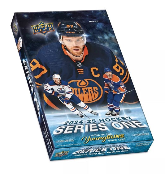 2024/25 Upper Deck Series 1 Hockey Hobby 12 Box Case