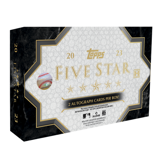 2023 Topps Five Star Baseball Hobby Box Case(8)