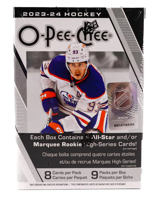 2023/24 Upper Deck O-Pee-Chee 9-Pack Blaster Box