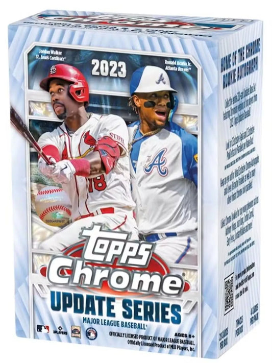 2023 Topps Chrome Update Series Baseball Blaster Box