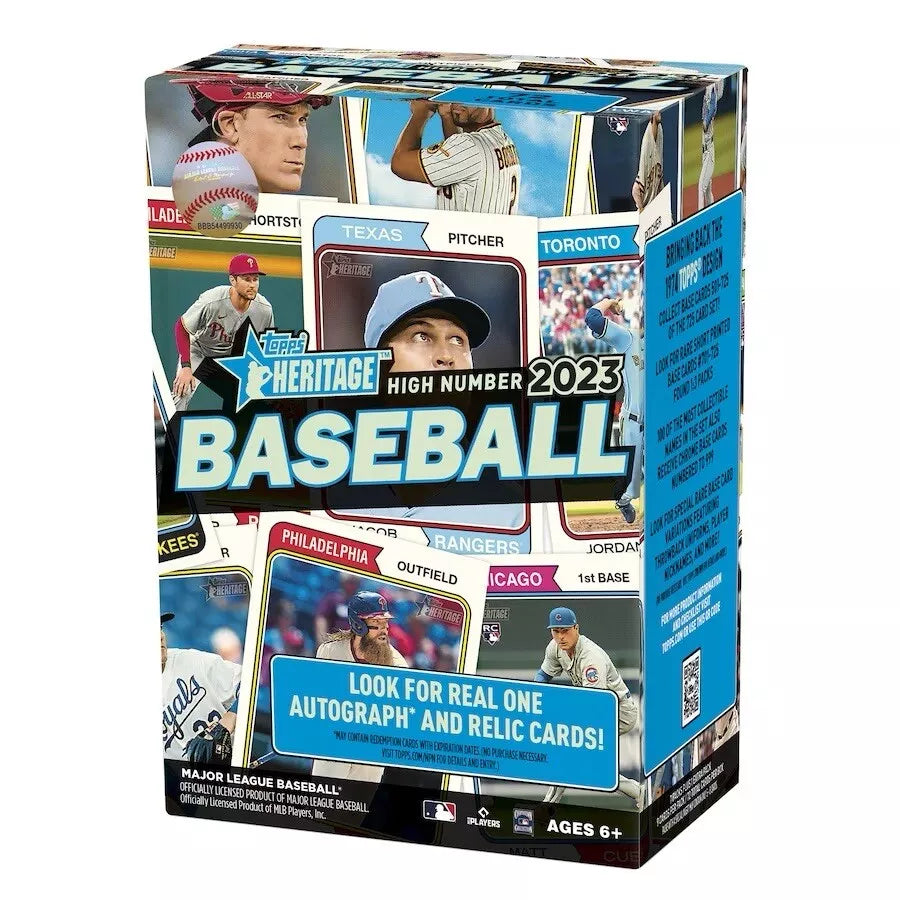 2023 Topps Heritage High Number Baseball Blaster Box