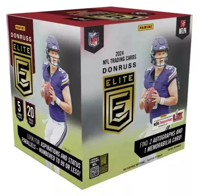 2024 Panini Donruss Elite Football Hobby Box ABC Sports Card Factory