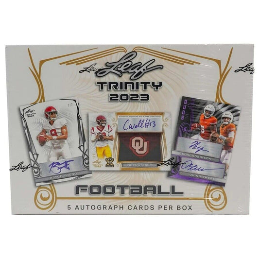 2023 Leaf Trinity Football Hobby Box