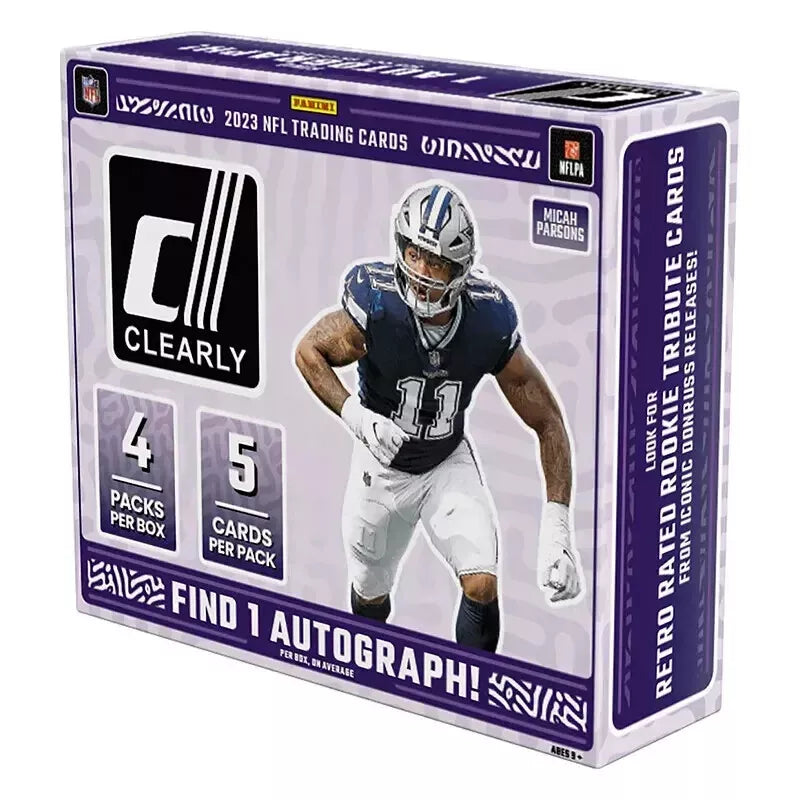 2023 Panini Clearly Donruss Football Hobby Box