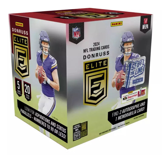 2024 Panini Donruss Elite Football 1st Off The Line FOTL Hobby Box Case(12)