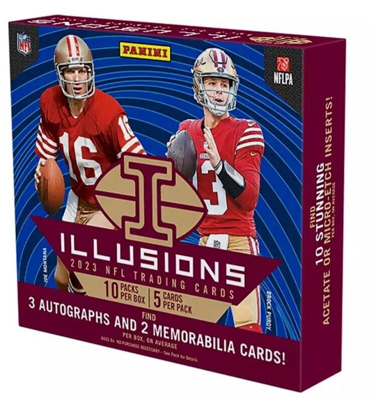 2023 Panini Illusions Football Hobby 16 Box Case