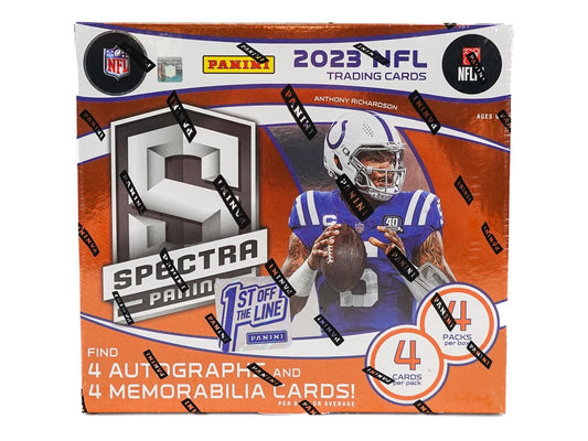 2023 Panini Spectra Football 1st Off The Line Hobby Box