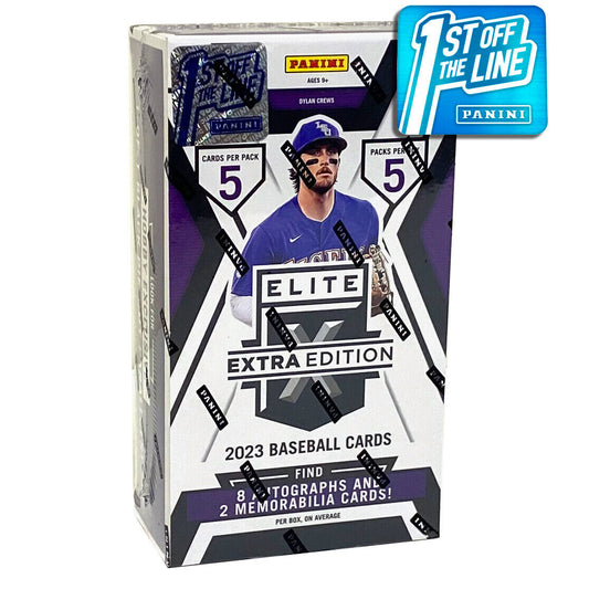 2023 Panini Elite Extra Edition Baseball 1st Off The Line Hobby Box