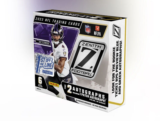 2023 Panini Zenith Football 1st Off The Line Hobby Box