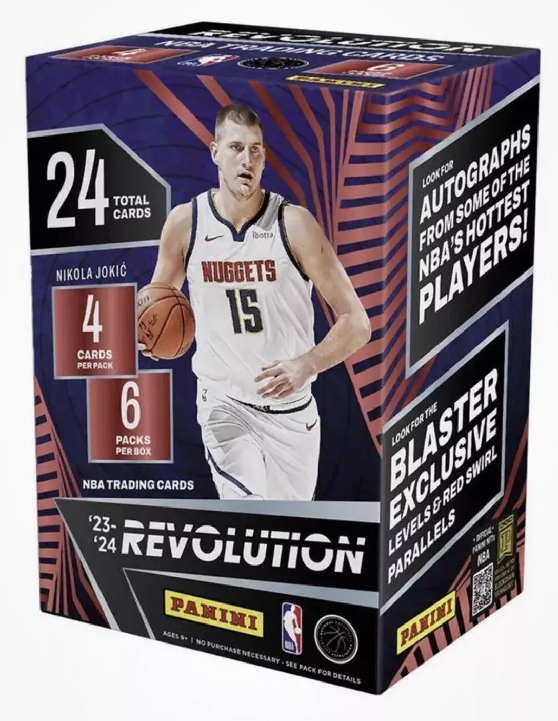 2023/24 Panini Revolution Basketball 6-Pack Blaster Box