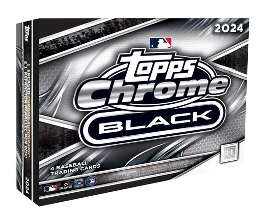 2024 Topps Chrome Black Baseball Hobby Box Case(12)