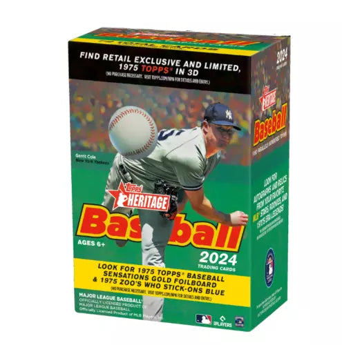 2024 Topps Heritage Baseball 8-Pack Blaster Box