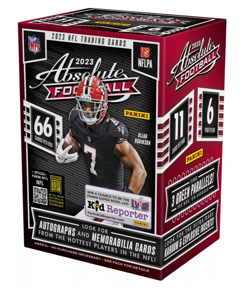 2023 Panini Absolute Football Blaster 20 Box Lot