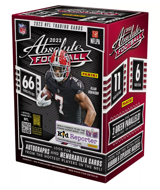 2023 Panini Absolute Football Blaster 20 Box Lot