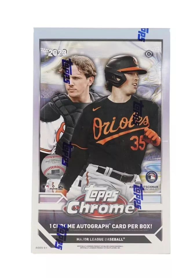 2023 Topps Chrome Baseball Hobby Box Case(12)