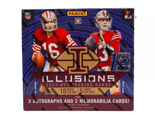 2023 Panini Illusions Football 1st Off The Line FOTL Hobby Box