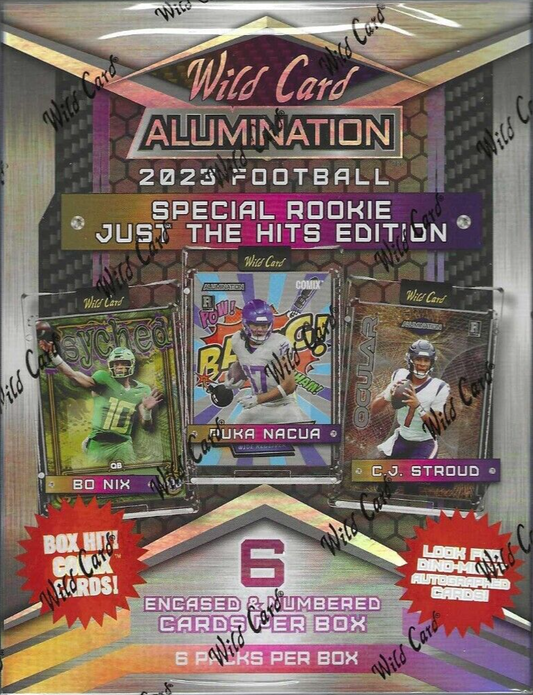 2023 Wild Card Alumination Special Rookie & Insert Football Edition Hobby Box