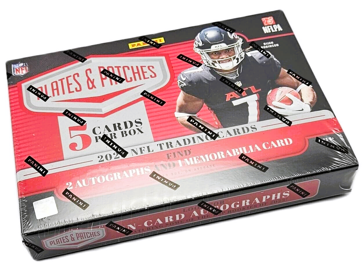 2023 Panini Plates & Patches Football Hobby Box